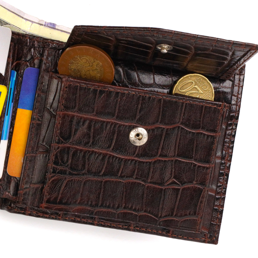 Портмоне Canpellini З натуральної шкіри Коричневе (21777) - зображення 6