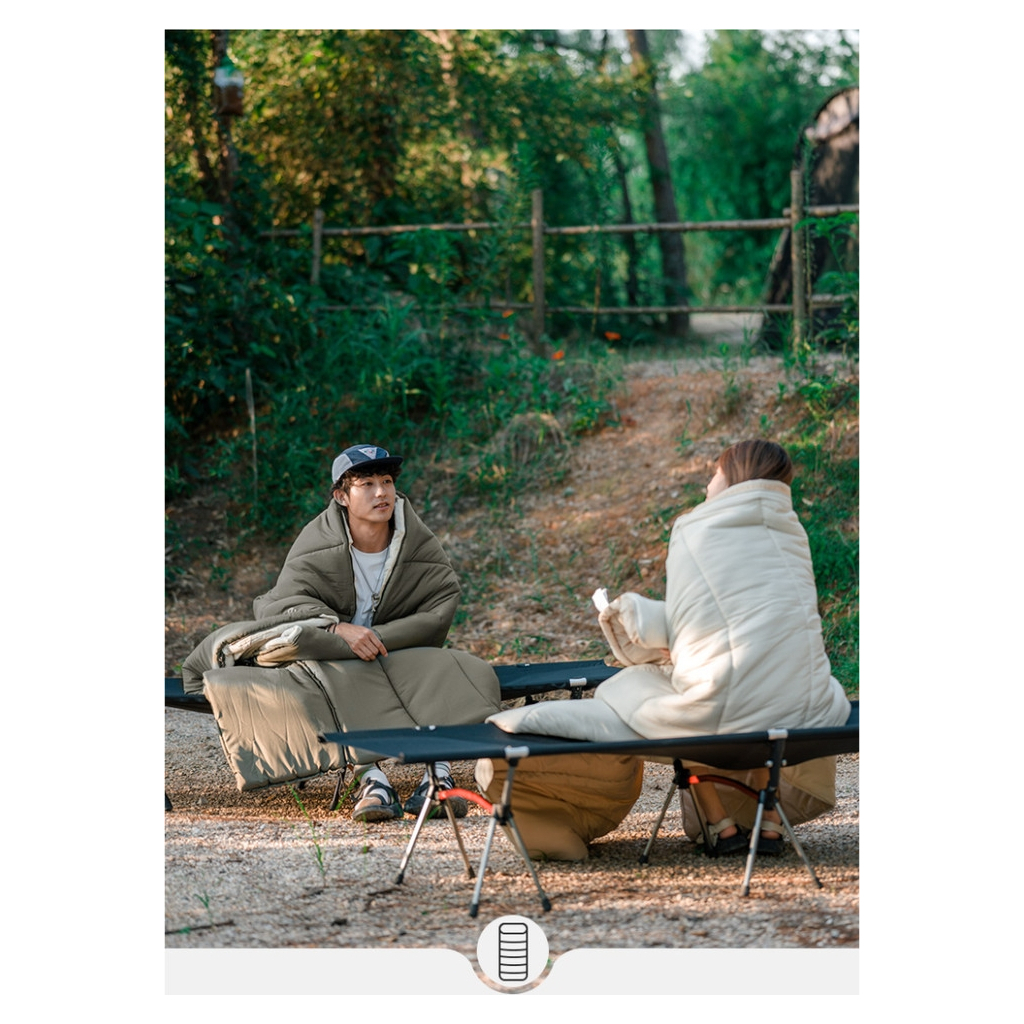 Спальний мішок Naturehike LD250 CNK2300SD016, темно-зелений (6976023921797) - зображення 4