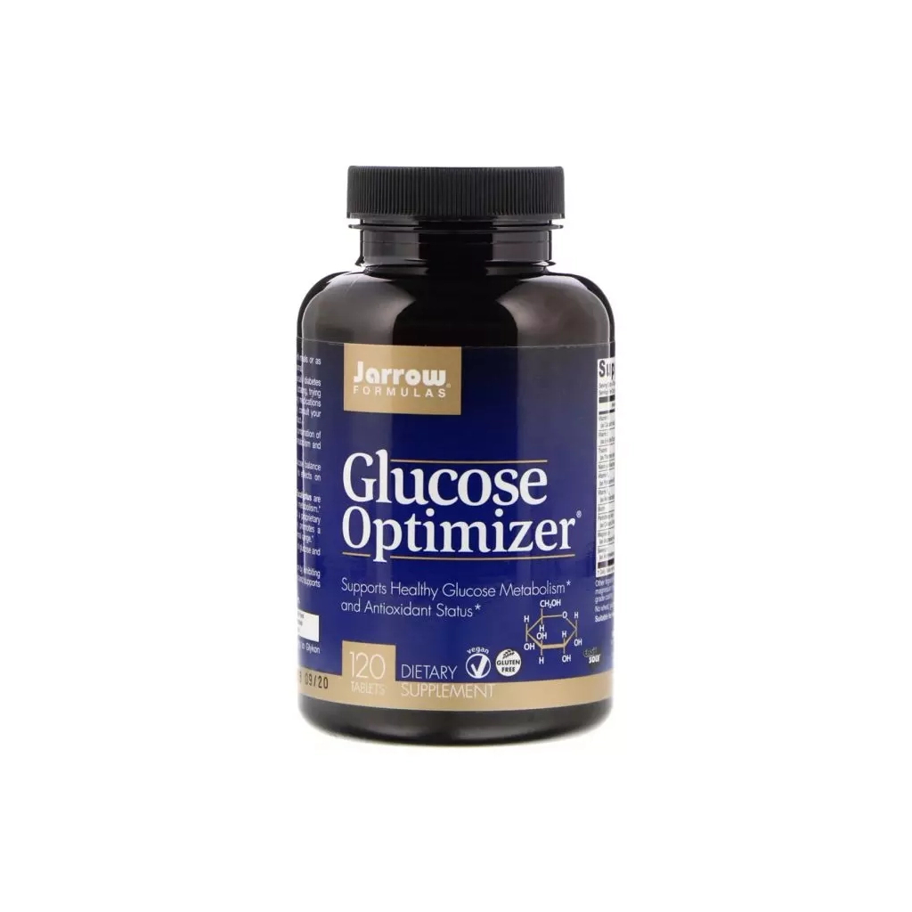 Вітамінно-мінеральний комплекс Jarrow Formulas Оптимізатор Глюкози, Glucose Optimizer, 120 таблеток (JRW-29002) - зображення 1