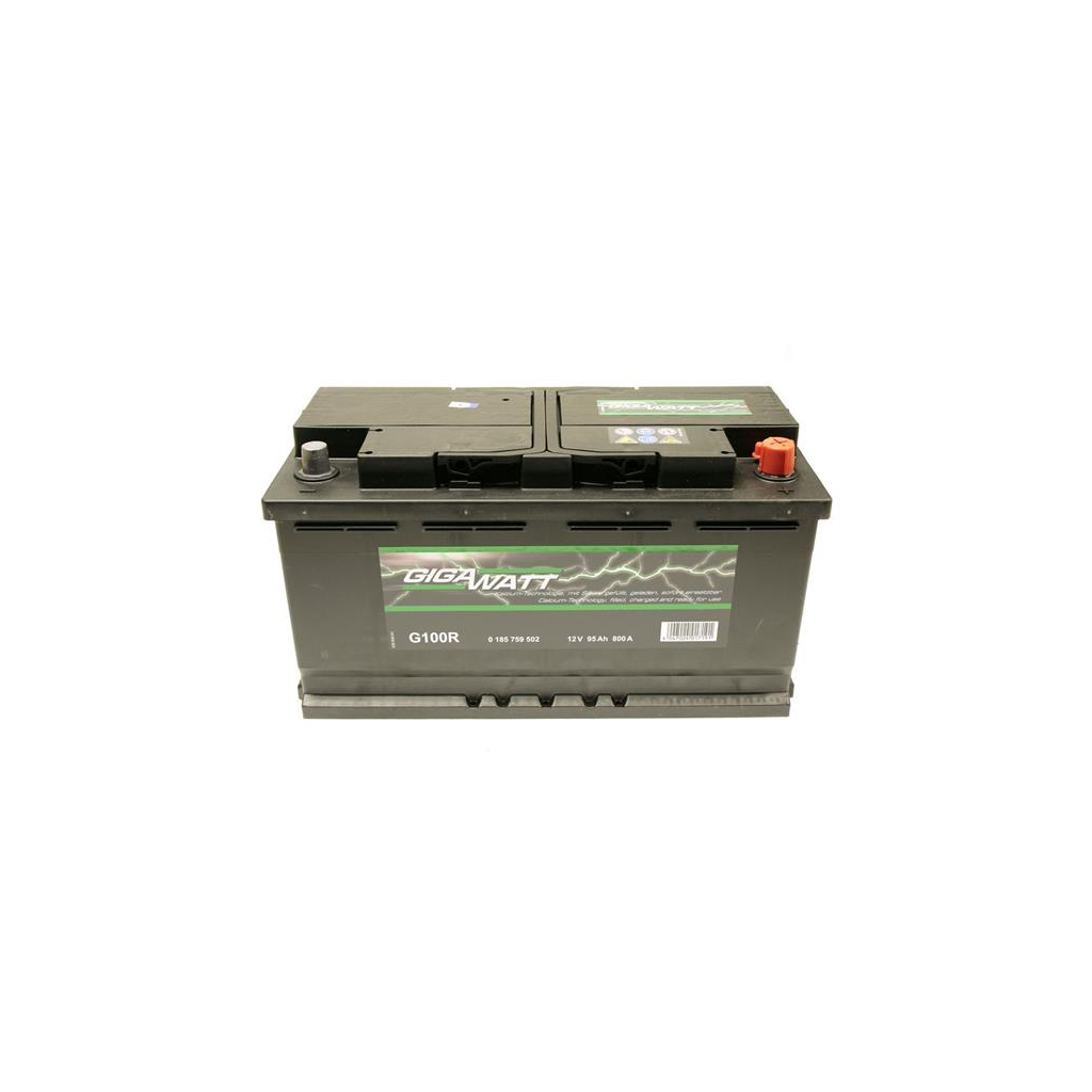 Акумулятор автомобільний GigaWatt 95А (0185759502) - зображення 1