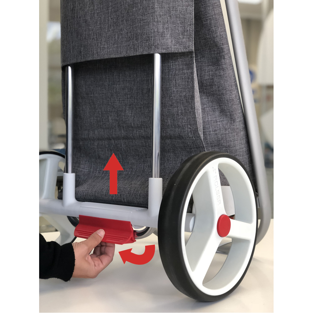 Сумка-візок Rolser Com MF 8 Black Tube Burdeos11 (COH012-1060) (930280) - зображення 7