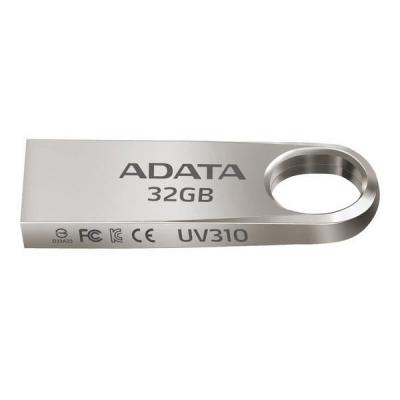 USB флеш накопичувач ADATA 32GB UV310 Metal Silver USB 3.1 (AUV310-32G-RGD) - зображення 3