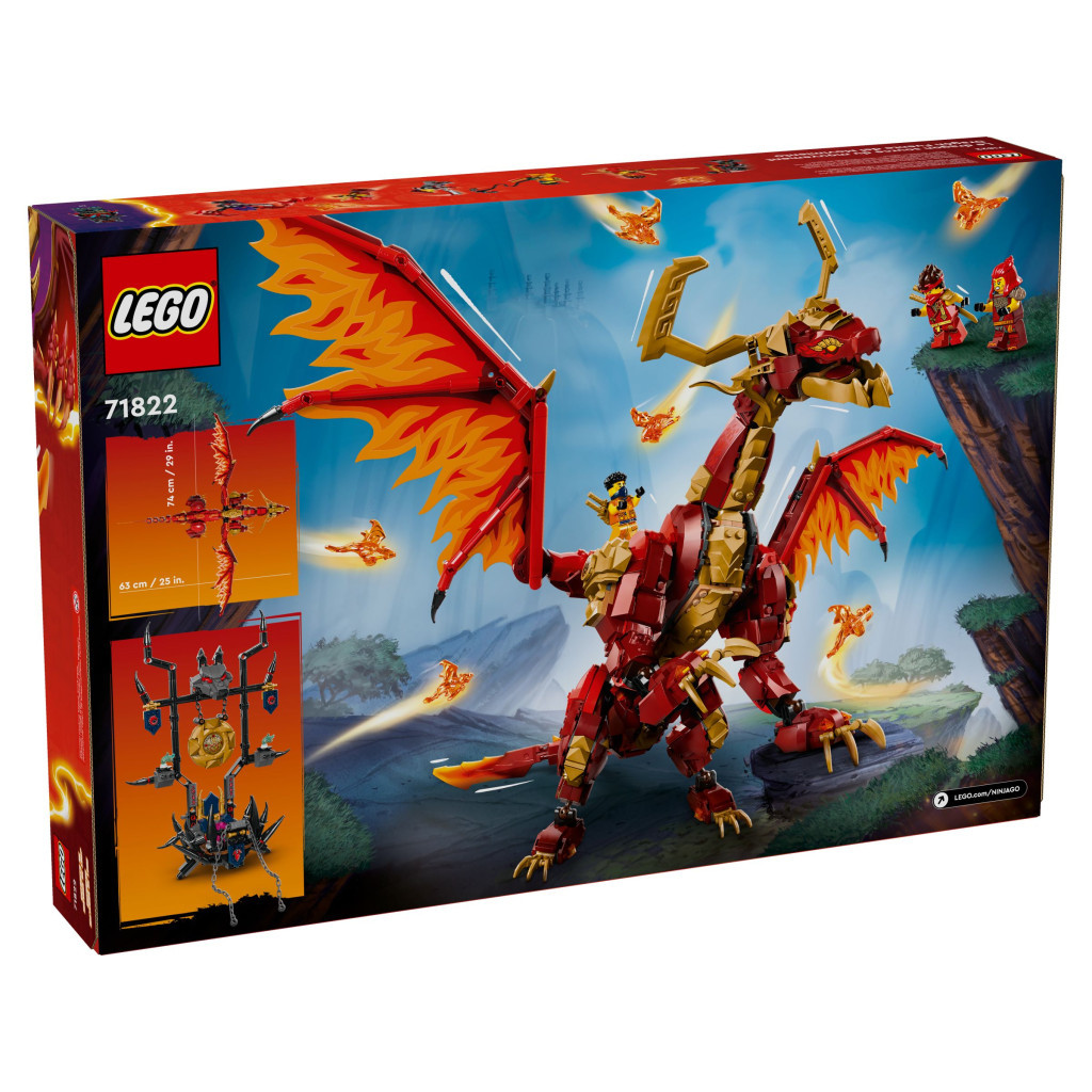 Конструктор LEGO Ninjago Першодракон руху (71822) - зображення 8