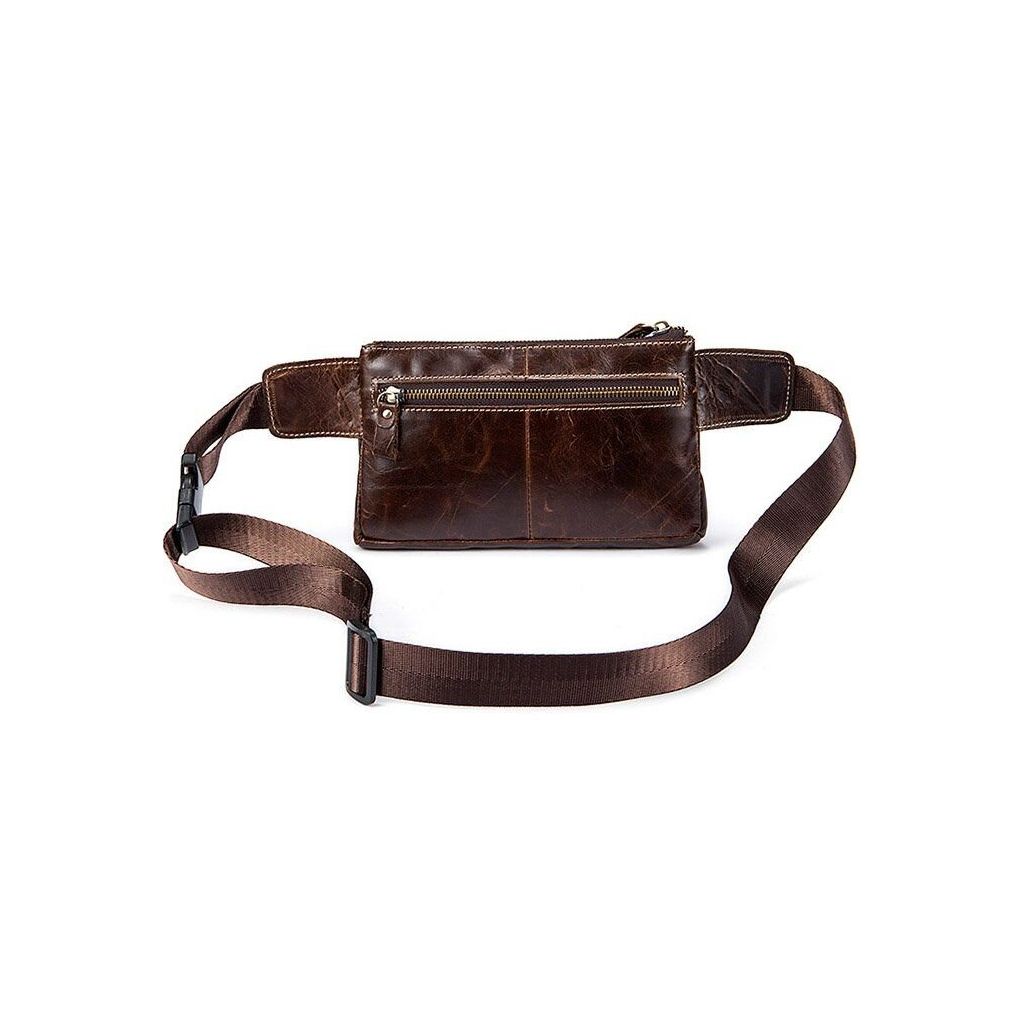 Сумка Vintage Поясна Коричнева (14738) - зображення 6