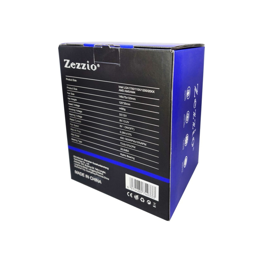 Кулер до процесора Zezzio ZH-C400 V2 - зображення 8