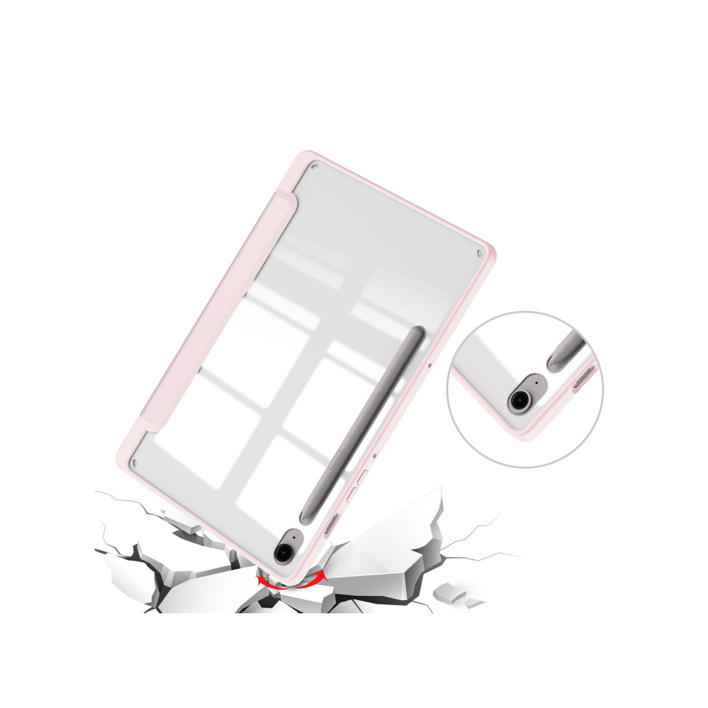 Чохол до планшета BeCover Soft Edge stylus holder Samsung Tab S9 (SM-X710/SM-X716)/S9 FE (SM-X510/SM-X516B) 11.0" Pink (710442) - зображення 3