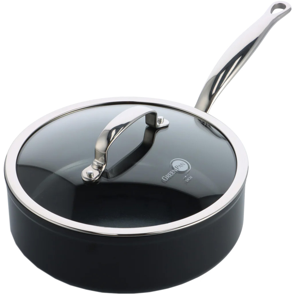 Сотейник GreenPan Barcelona Pro з кришкою 24 см, 3,4 л (CC005327-001) - зображення 1
