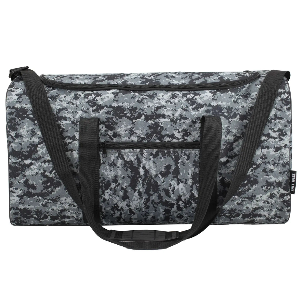 Дорожня сумка Semi Line 52 Black Camo (A3032-5) - зображення 4