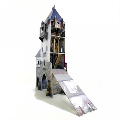Збірна модель Умная бумага Дозорна вежа серії Середньовічне місто (201) - зображення 3