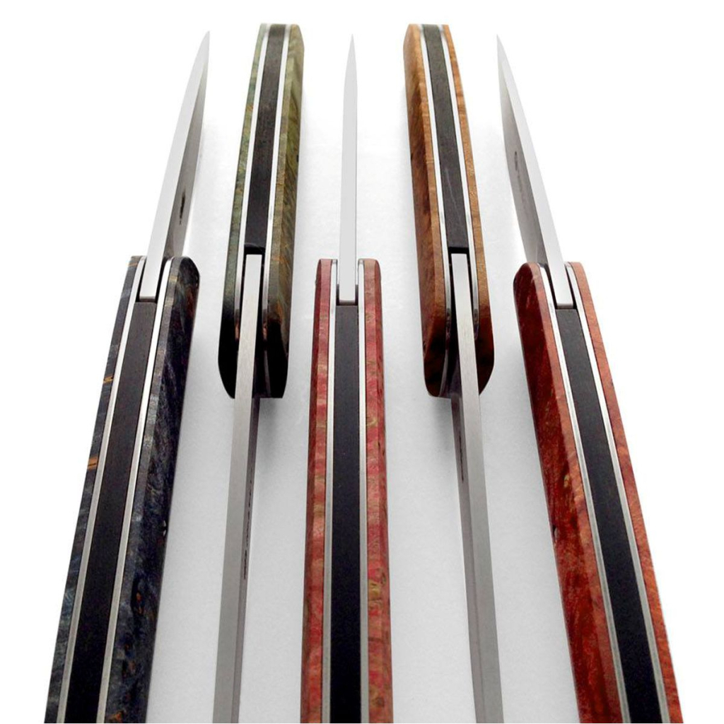 Ніж Maserin Gourmet, дамаск, fat carbon, зелений (380/DV) - зображення 7