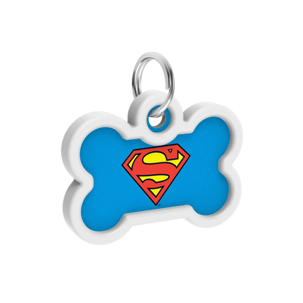 Адресник для тварин WAUDOG Smart ID з QR паспортом "Супермен-герой" кістка 40х28 мм (0640-1009) - изображение 4