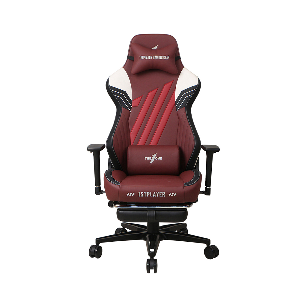 Крісло ігрове 1stPlayer Duke Black-White-Red (Duke BlackWhiteRed) - зображення 2