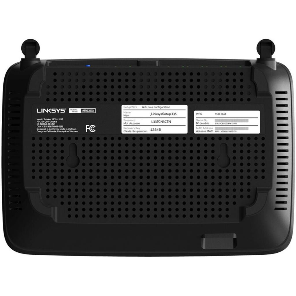 Маршрутизатор Linksys MR6350 - зображення 7