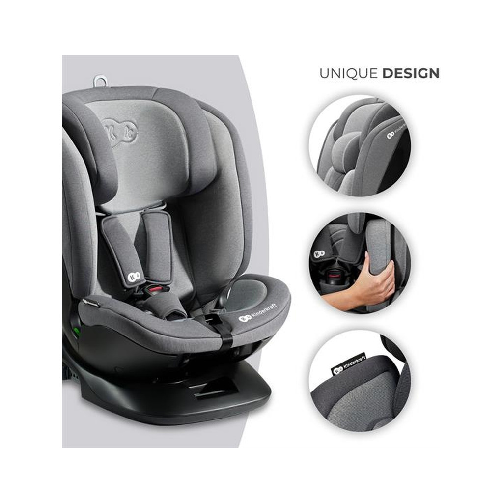 Автокрісло Kinderkraft Xpedition 2 i-Size Grey (KCXPED02GRY0000) (5902533924080) - зображення 12