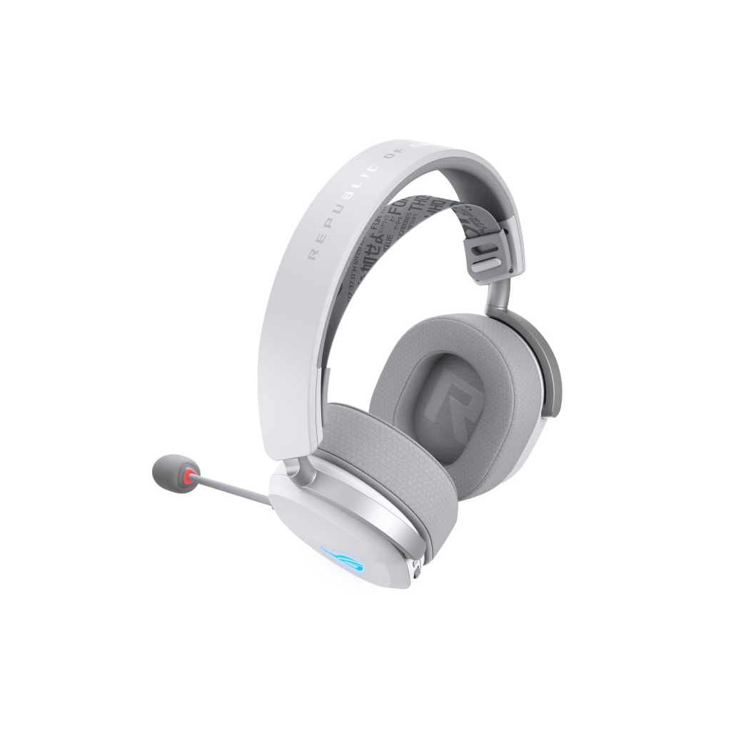 Навушники ASUS ROG Pelta RGB Wireless White (90YH0410-BHUA10) - зображення 6