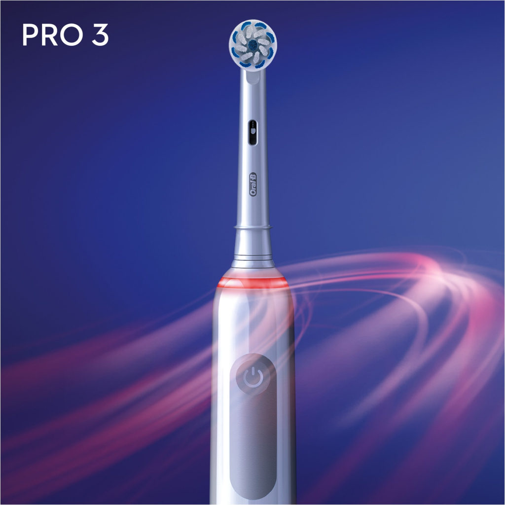 Електрична зубна щітка Oral-B Pro 3 3500 D505.513.3X WT (4210201395539) - зображення 3