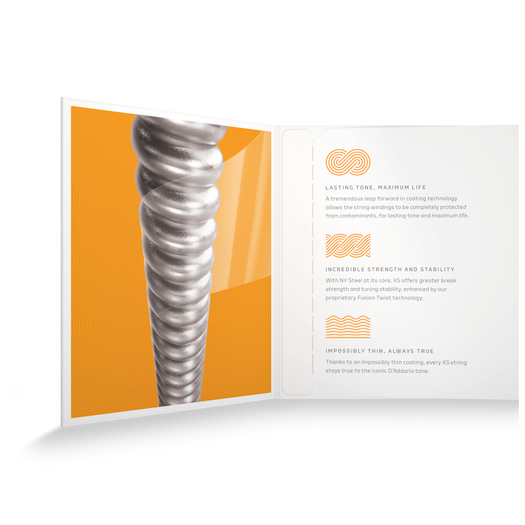 Струни для гітари D'Addario XS Coated Electric Guitar Strings Regular Light (10-46) (XSE1046) - зображення 4