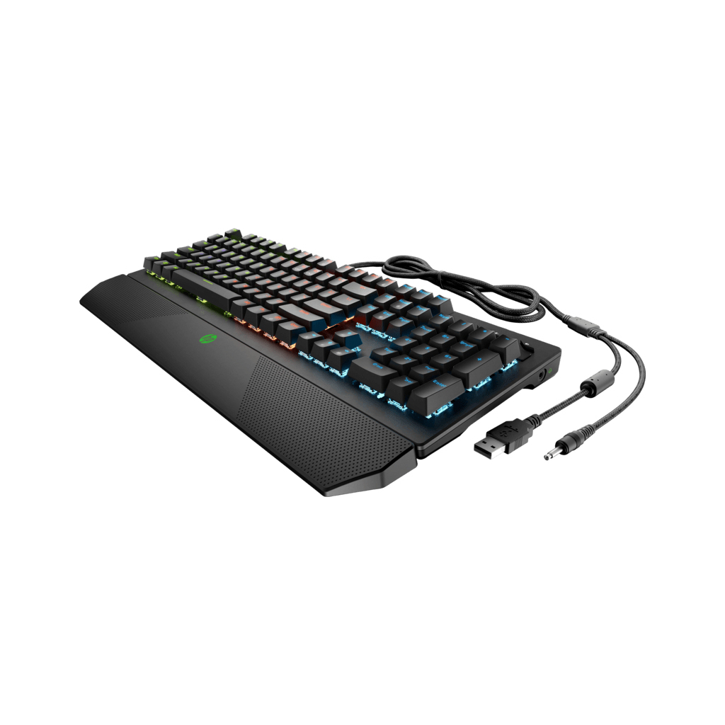 Клавіатура HP Pavilion Gaming 800 LED 108key Red Switch USB Black (5JS06AA) - зображення 3