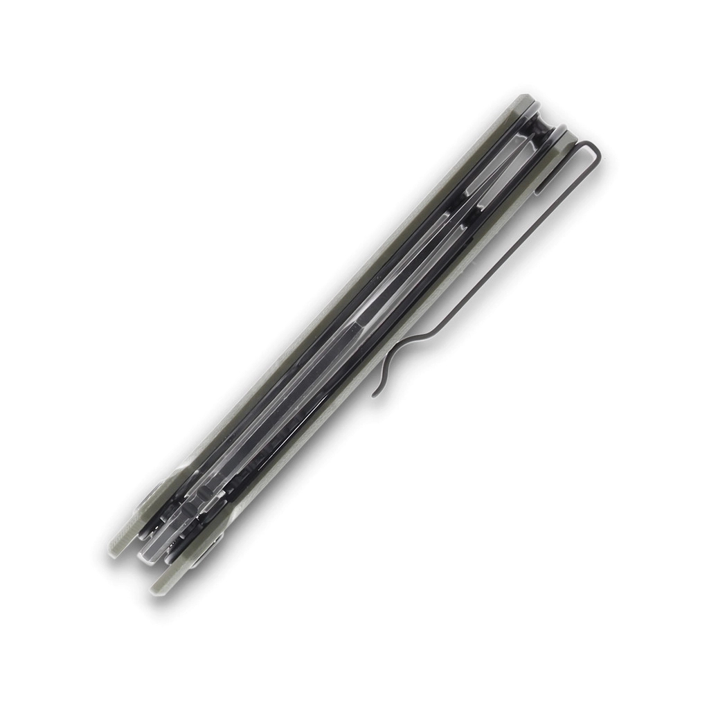 Ніж Hightron Mini Ventura, D2, G10, зелений, чорний stonewash клинок (HK05GRNBS) - зображення 8