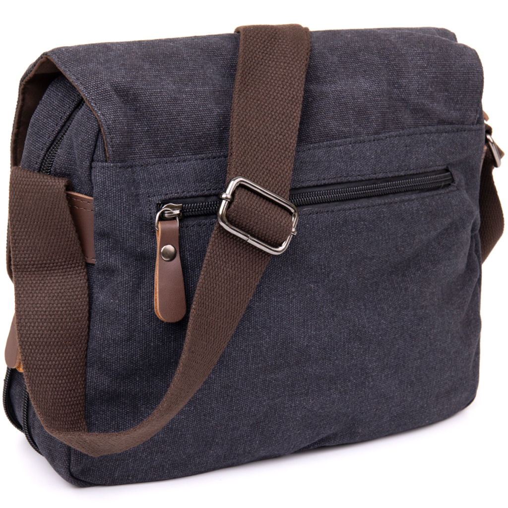 Сумка Vintage Текстильна Чорна (20604) - зображення 2