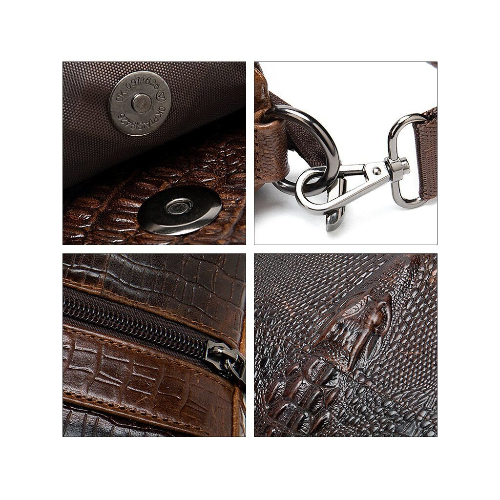 Сумка Vintage Коричнева (20039) - зображення 12