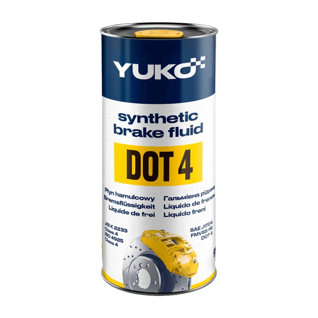 Гальмівна рідина Yuko ДОТ-4 1л (4823110403112) - изображение 1