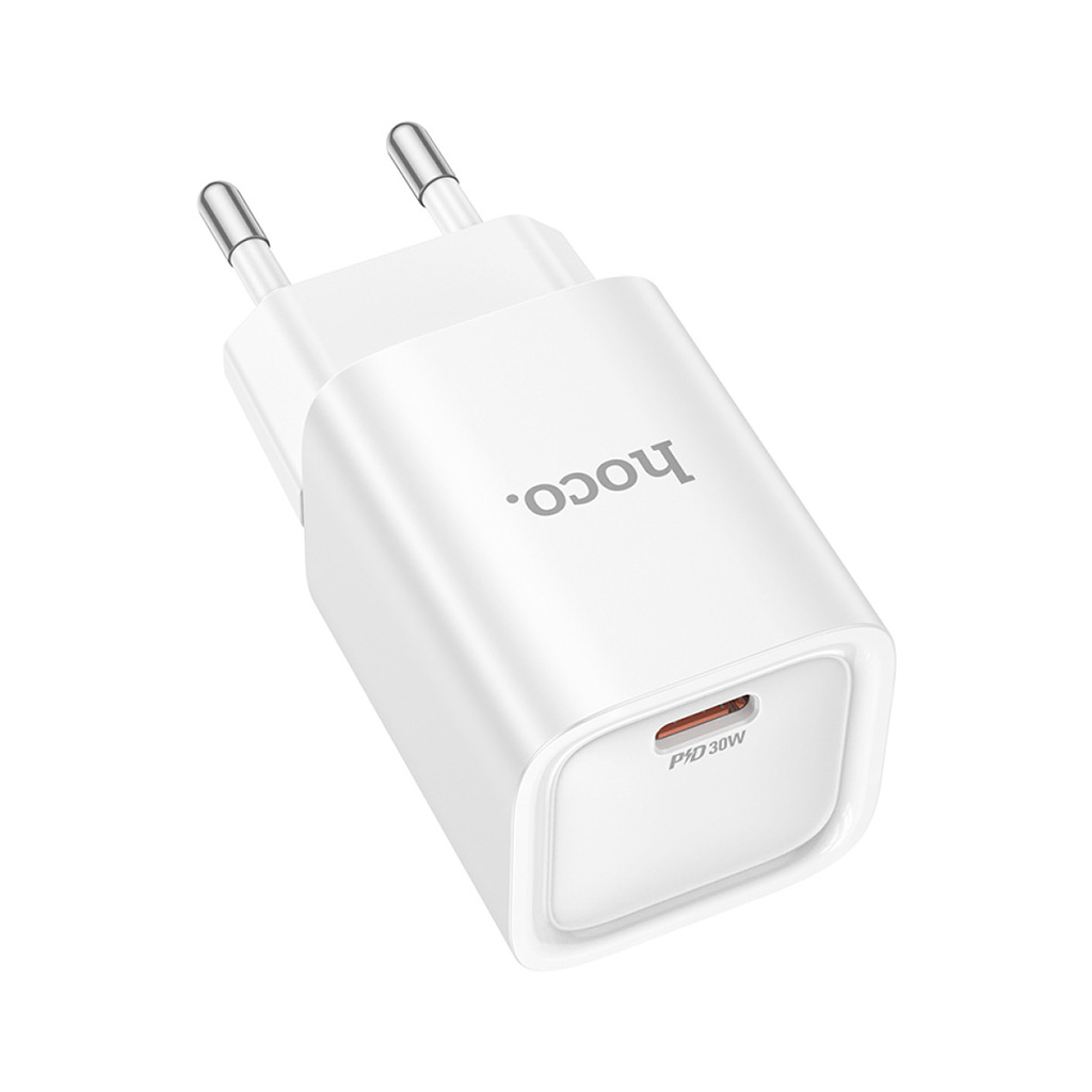 Зарядний пристрій HOCO C148A Charm USB-C PD30W White (6942007630306) - зображення 3
