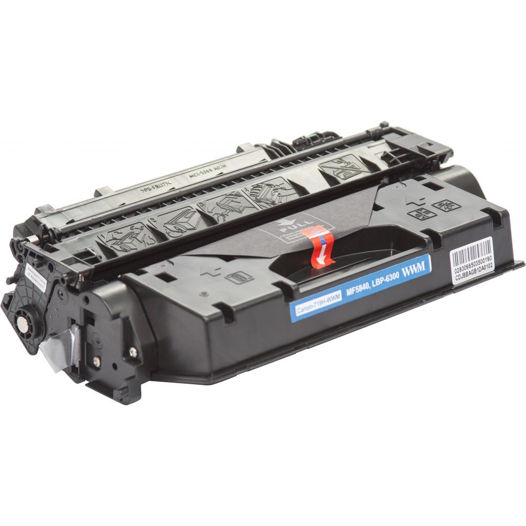 Тонер-картридж WWM Canon MF5840, LBP-6300 Black (Canon-719H-WWM) - изображение 3