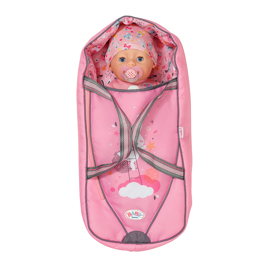 Аксесуар до ляльки Zapf Люлька-переноска для ляльки Baby Born 2 в 1 - Солодкі сни (832448) - зображення 4