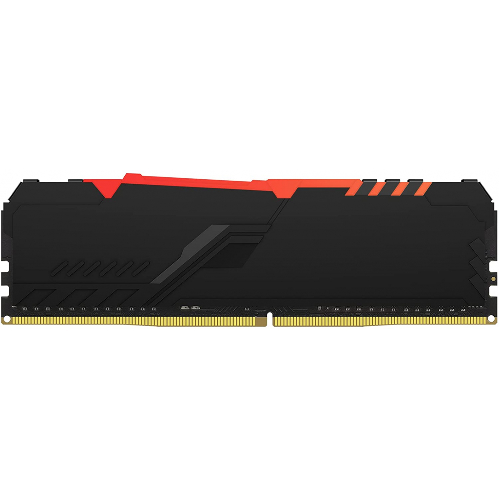 Модуль пам'яті для комп'ютера DDR4 16GB (2x8GB) 2666 MHz Beast RGB Black Kingston Fury (ex.HyperX) (KF426C16BBAK2/16) - зображення 6
