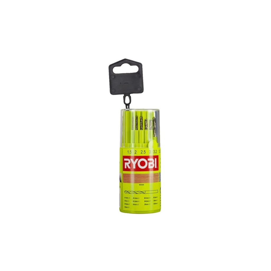 Набір свердл Ryobi по металу RAK13HSS 13шт (5132004523) - зображення 2