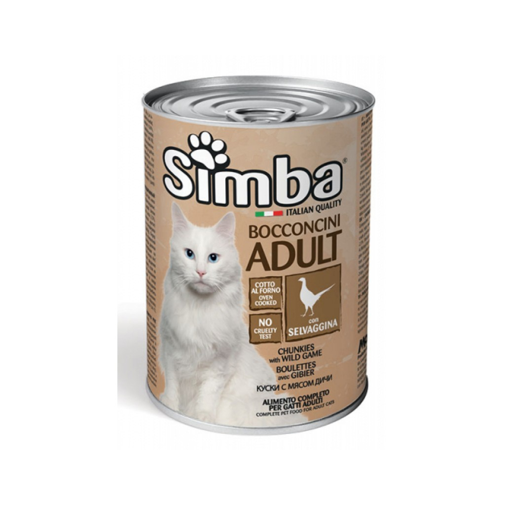 Консерви для котів Simba Cat Wet дичина 415 г (8009470009539) - зображення 1