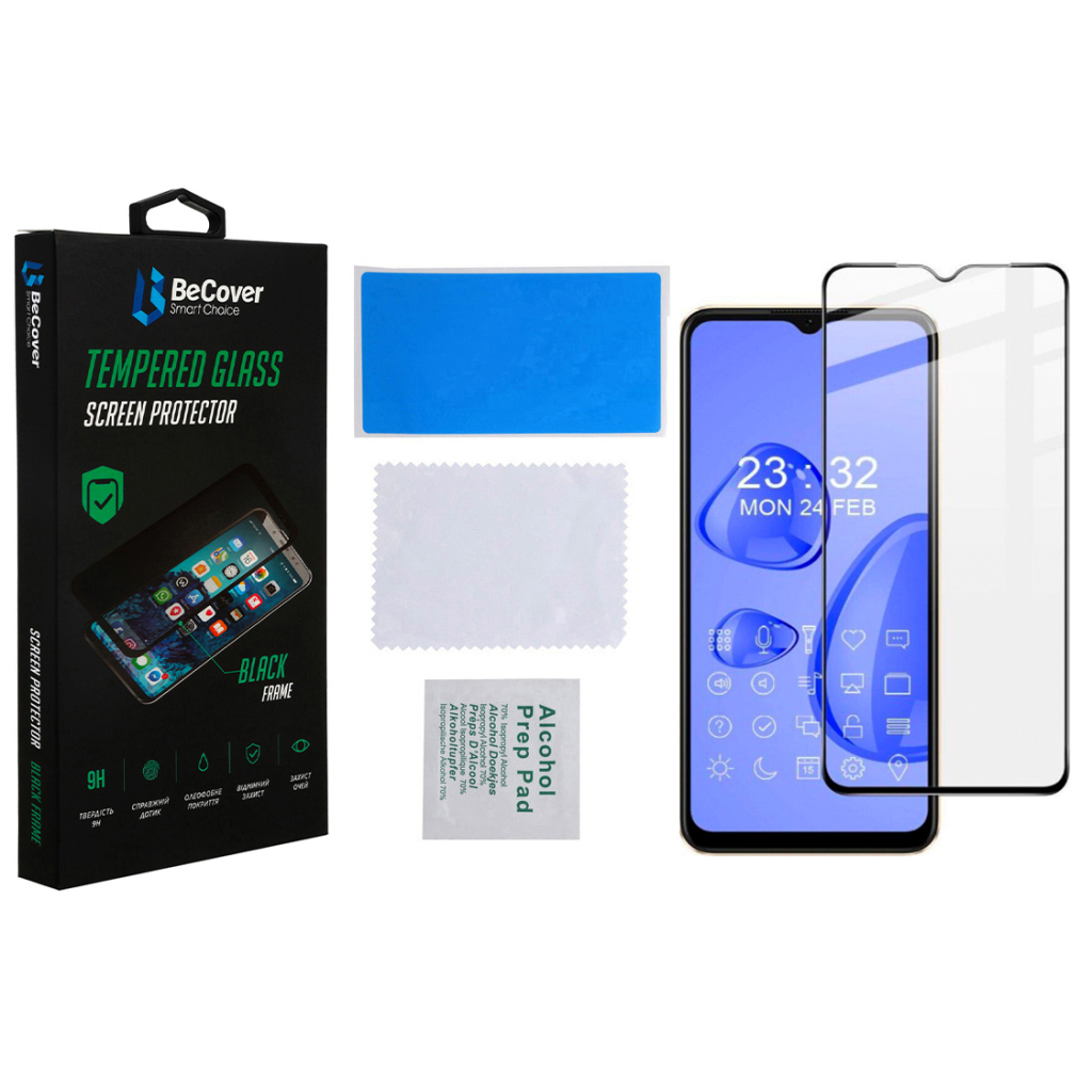 Скло захисне BeCover Oppo A57s Black (708550) - зображення 3