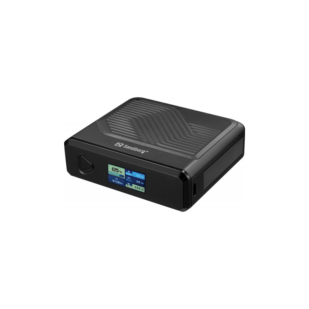 Батарея універсальна Sandberg 20000mAh Travel PD/100W, QC/3.0, QI 15W, Power-Through (421-25) - зображення 1