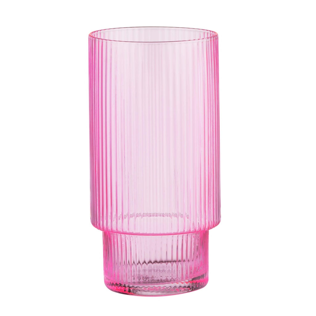 Набір склянок Ardesto 380мл, 2шт, скло, рожевий (AR2638SPN) - зображення 3