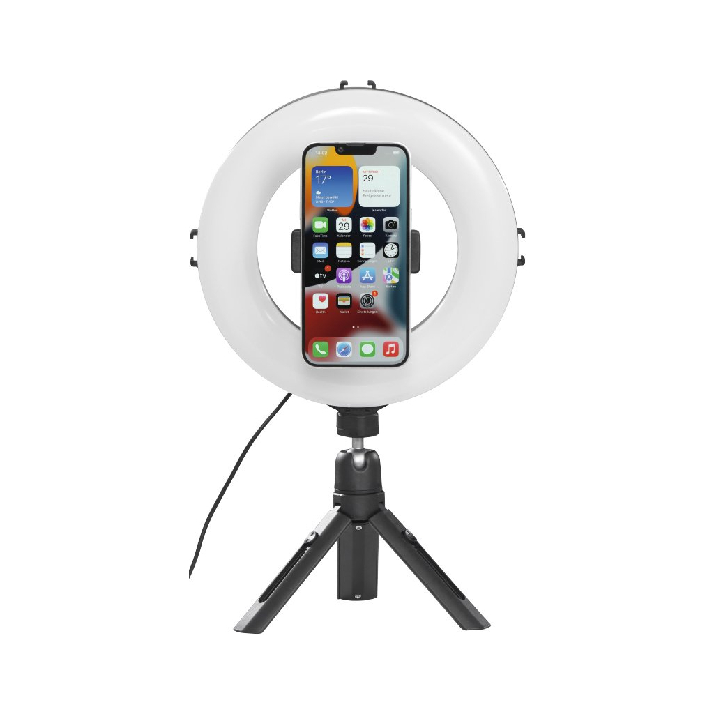 Набір блогера Hama Smartphone Tripod Smart-80 V2, 9.5cм, Bluetooth, LED ring (00004657) - изображение 11