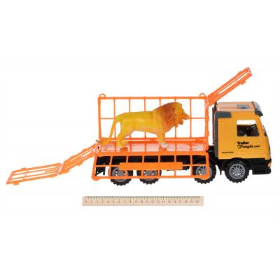 Спецтехніка Same Toy инерционный Super Combination Грузовик желтый для перевозки (98-91Ut-2) - зображення 5