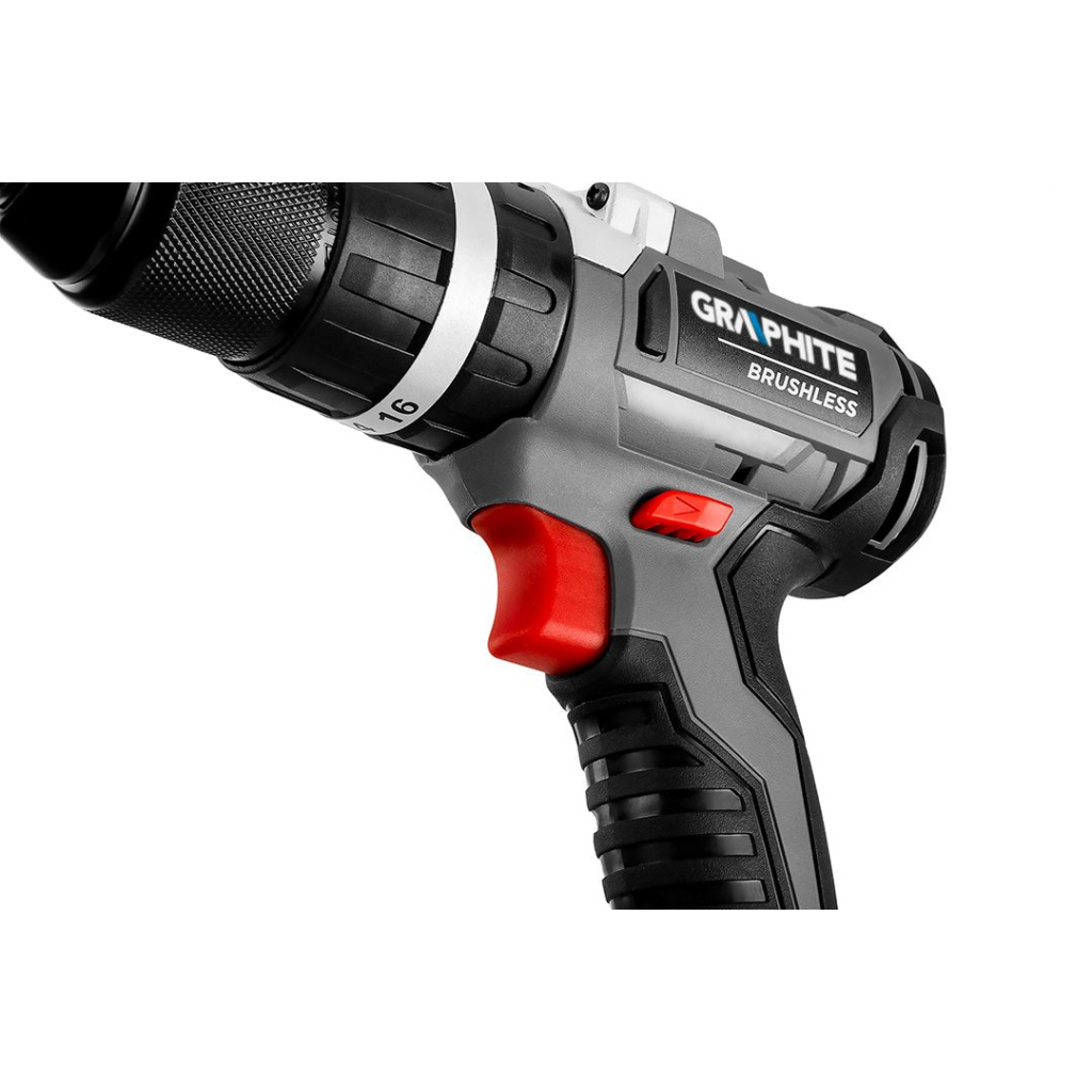 Шуруповерт Graphite Energy+ 18V безщітковий 58Нм, 3 шв., 0-500·0-1700об/хв (без АКБ та ЗП) (58G020) - изображение 7