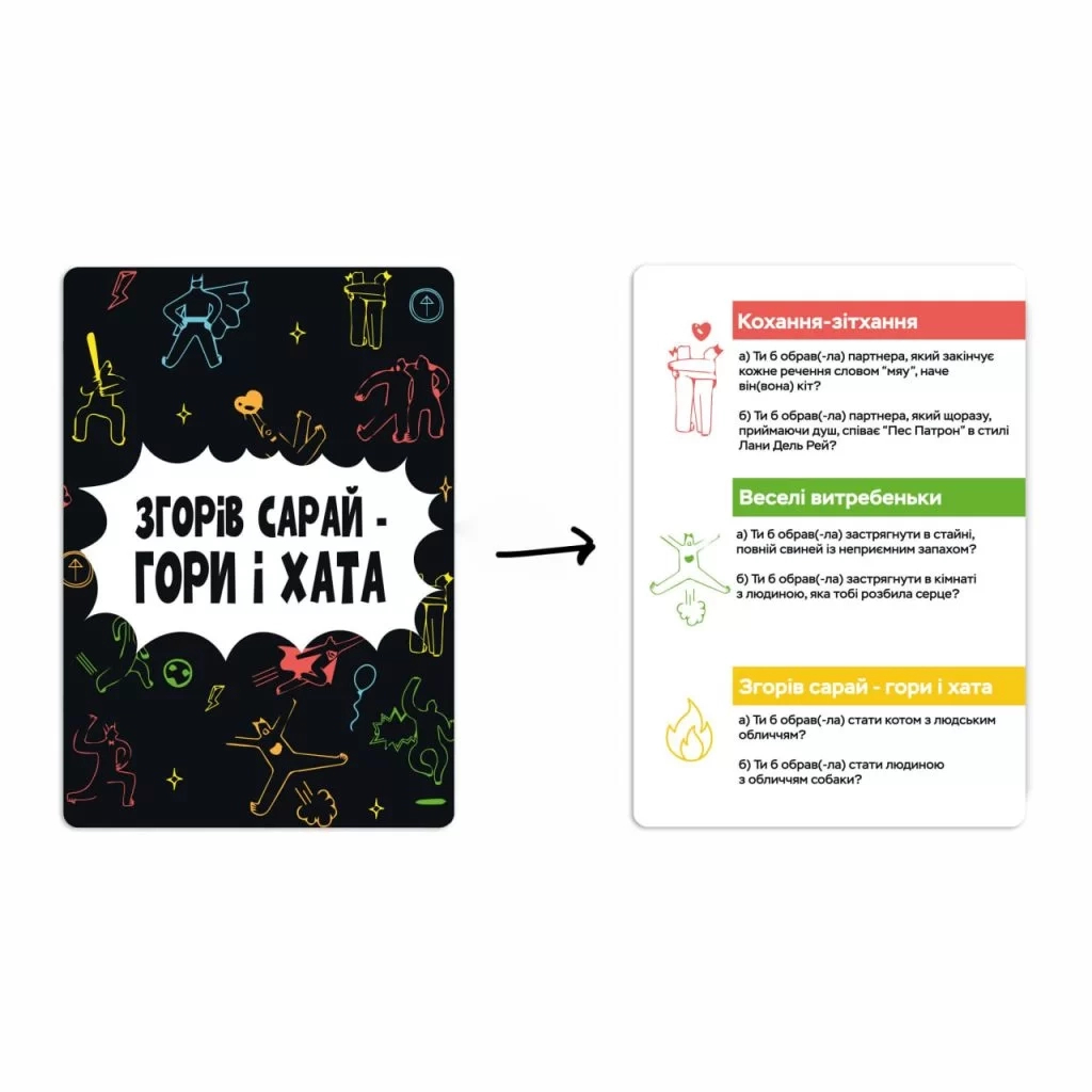 Настільна гра Memo Games Згорів сарай - гори і хата (укр.) (m-0023/0025) - изображение 8