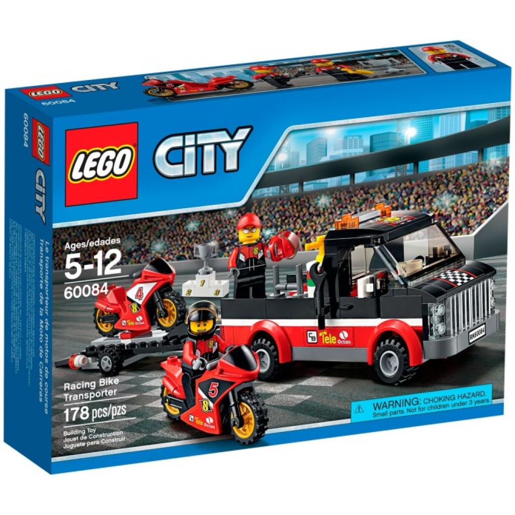 Конструктор LEGO City Great Vehicles Перевізник гоночних мотоциклів (60084) - зображення 1