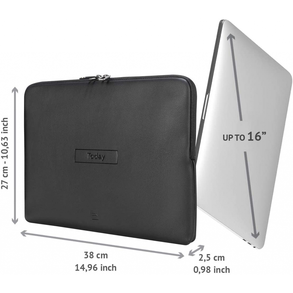 Чохол до ноутбука Tucano 16" Today Sleeve (BFTO1516-BK) - зображення 9