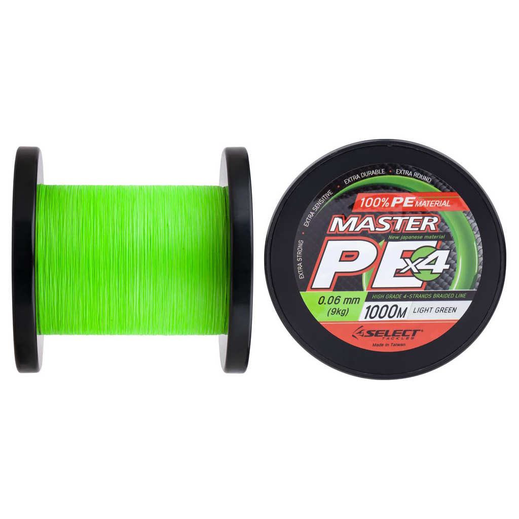 Шнур Select Master PE 1000m Light Green 0.06mm 9kg (1870.09.71) - зображення 1