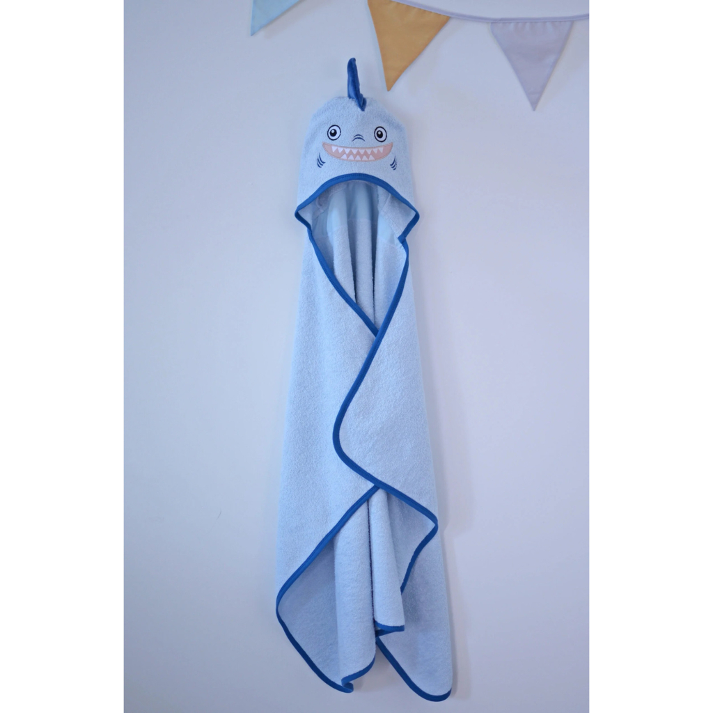 Пелюшки для малюків Верес Пелюшка для купання Baby Veres "Shark blue" 80*120 (190.52) - зображення 6