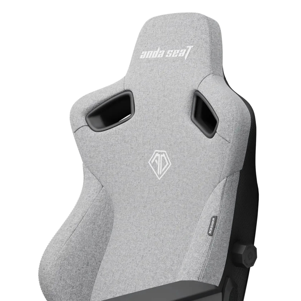 Крісло ігрове Anda Seat Kaiser 3 Fabric Size L Grey (AD12YDC-L-01-G-PV/F) - зображення 5