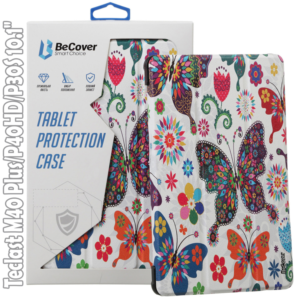 Чохол до планшета BeCover Smart Case Teclast M40 Plus/P40HD/P30S 10.1" Butterfly (709538) - зображення 1