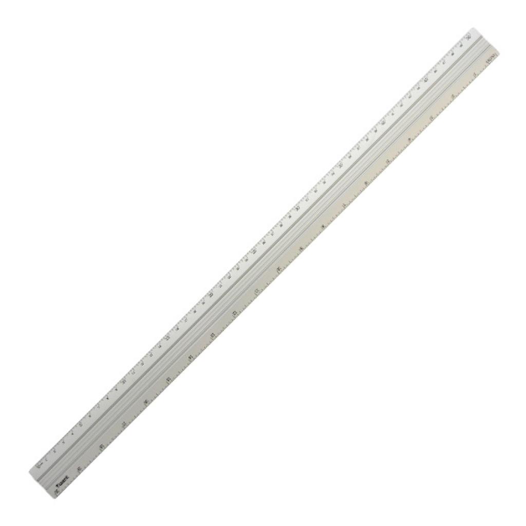 Лінійка Axent aluminum, 50cm, grey (7450-А) - зображення 1