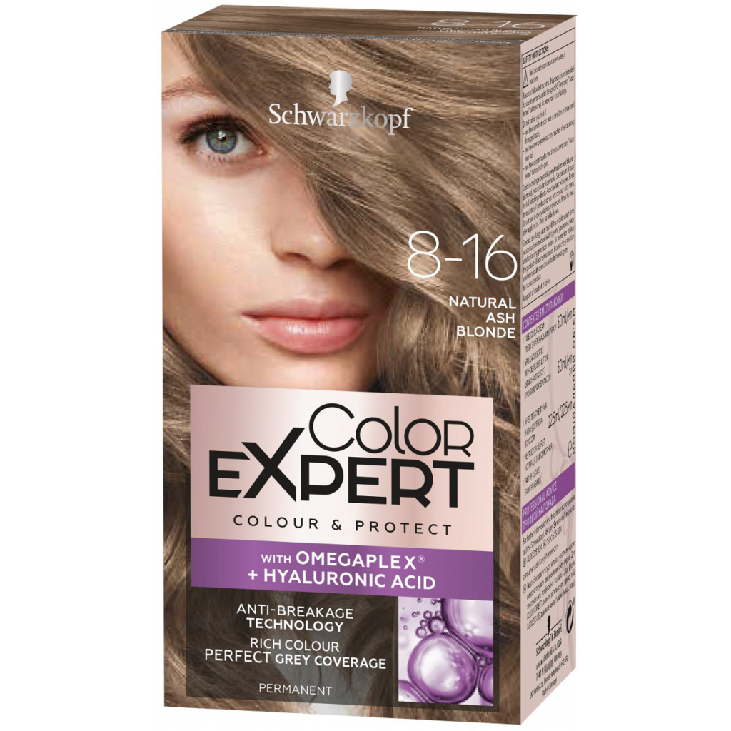Фарба для волосся Color Expert 8-16 Світло-Русявий Попелястий 142.5 мл (4015100446906) - зображення 1