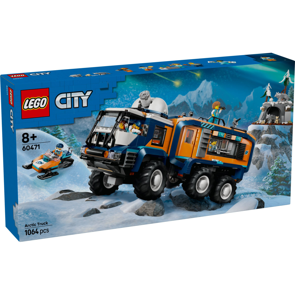 Конструктор LEGO City Арктична дослідна вантажівка з науковою лабораторією (60471) - зображення 1