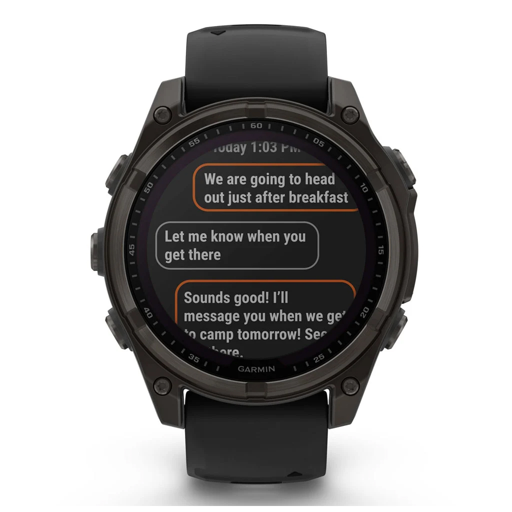 Смарт-годинник Garmin fenix 8 47mm,Saph Solar,CrbnGry Ti/Blk,Blk/PblGryBnd (010-02906-11) - зображення 7