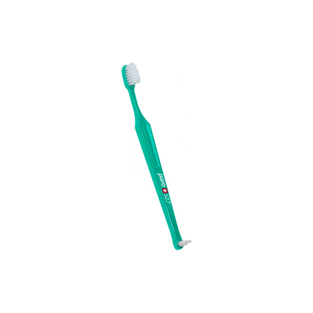 Дитяча зубна щітка Paro Swiss Paro Swiss S27 м'яка Зелена (2100000028924-green) - зображення 1